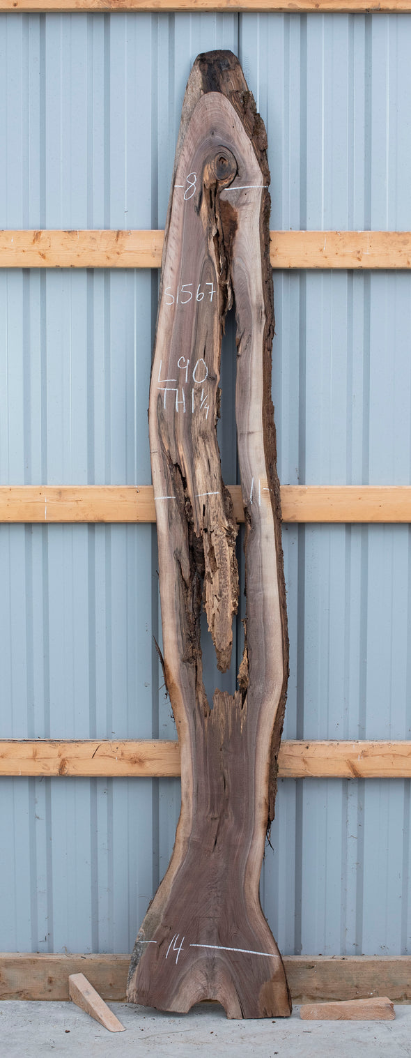 Black Walnut - S1567 and Black Walnut - S1568 Bookmatched Pair