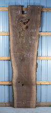 Black Walnut Live Edge Slab - S1817