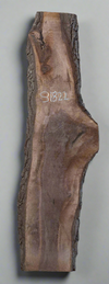 Black Walnut - S1822 & Black Walnut - S1823 Book-matched Live Edge Slab Pair