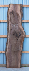 Black Walnut - S1822 & Black Walnut - S1823 Book-matched Live Edge Slab Pair