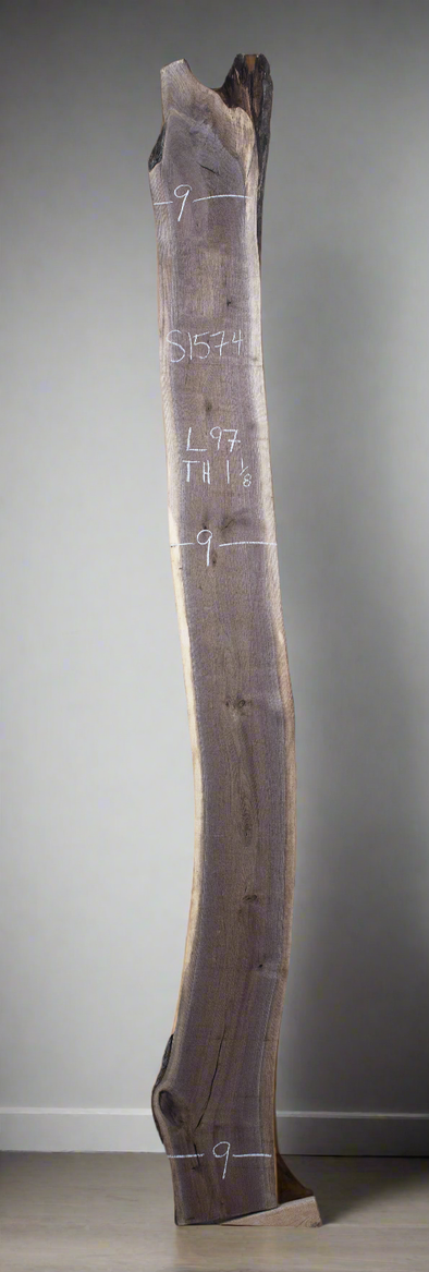 Black Walnut - S1574 and Black Walnut - S1575 Bookmatched Pair