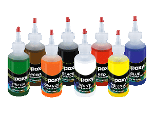 Ecopoxy epoxy resin individual colour pigments.