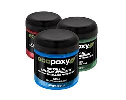 Ecopoxy epoxy resin metallic pigments.